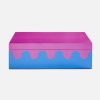 Decor * | Jonathan Adler Medium Lacquer Ripple Box Pink/Blue