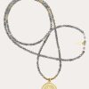 Jewelry * | Nicole Leigh Jewelry Rayna Labradorite Gold