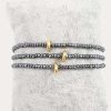 Jewelry * | Nicole Leigh Jewelry Nicole Leigh Savannah Beaded Bracelets Hematite