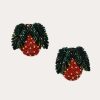 Jewelry * | Mignonne Gavigan Strawberry Stud Earring Red Multi