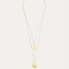 Jewelry * | Joy Dravecky Empire Coin Layered Necklace Gold