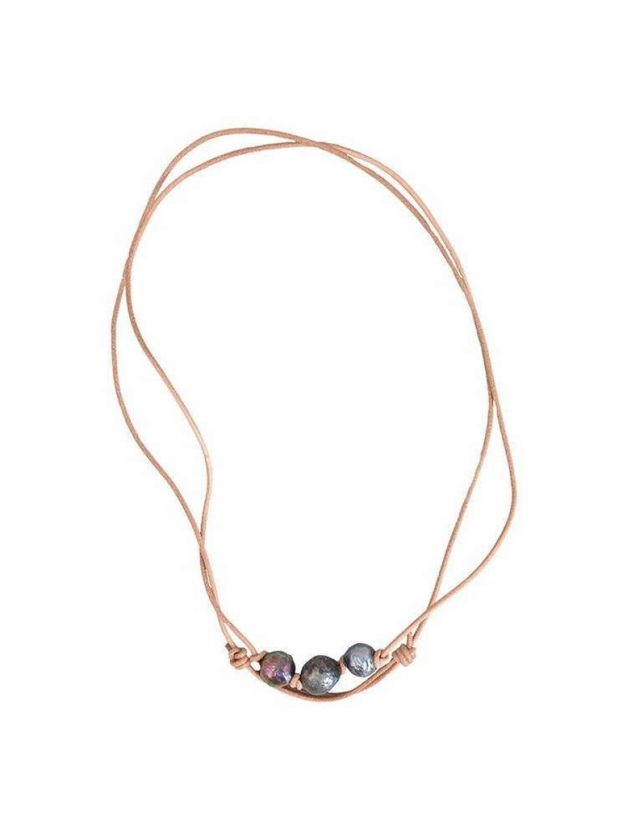 Jewelry * | Gresham Nevis Necklace Black