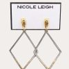 Jewelry * | Nicole Leigh Jewelry Charlie Earrings Gold