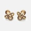 Jewelry * | Accessory Concierge Knot Stud Earring Gold