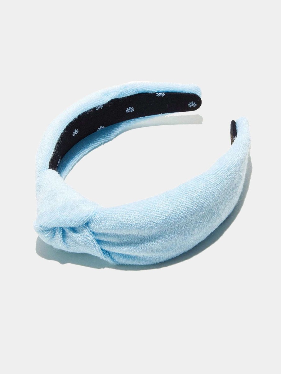 Jewelry * | Lele Sadoughi Terry Cloth Headband Powder Blue