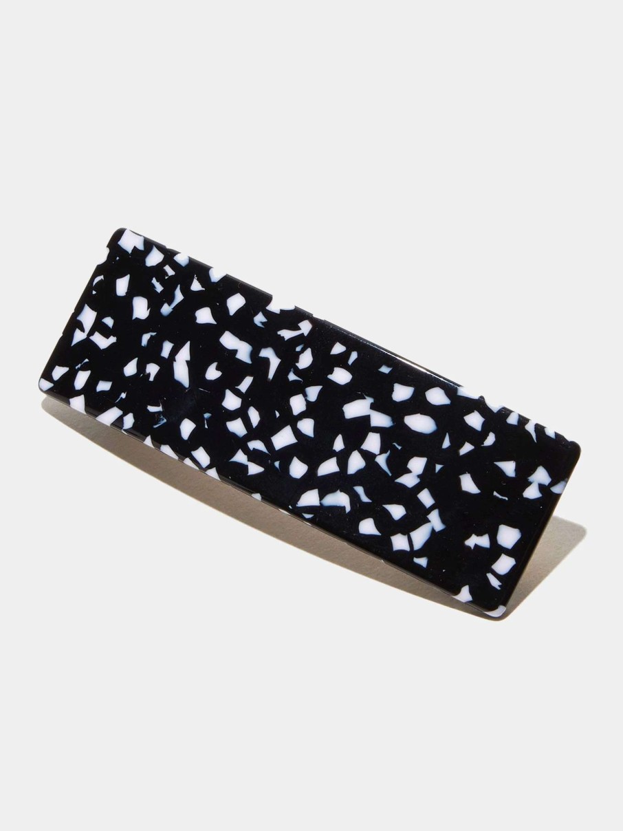 Jewelry * | Lele Sadoughi Block Barrette Black Terrazzo