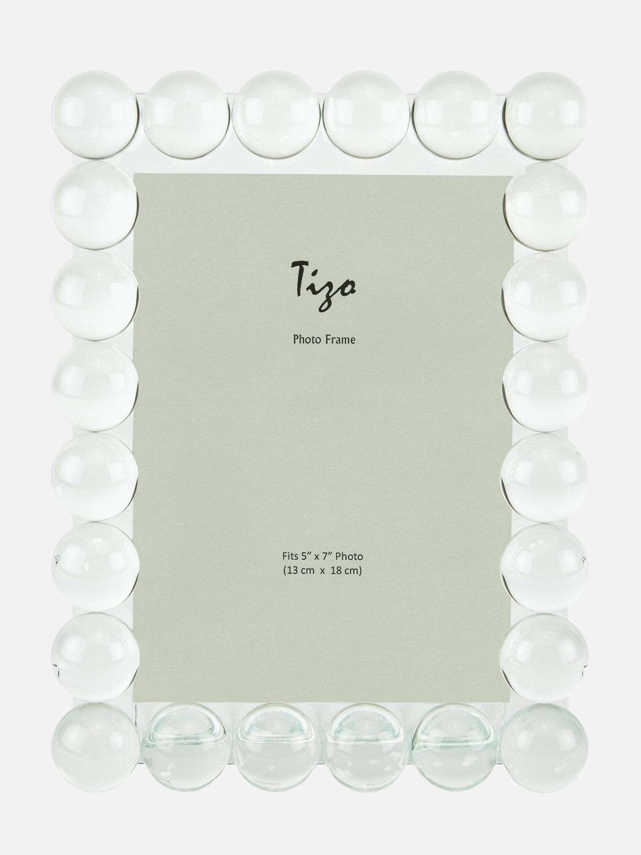 Decor * | Tizo Bubble 5 7 Photo Frame Crystal