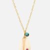 Jewelry * | Tai Cowrie Shell Necklace With Cz Embellishment