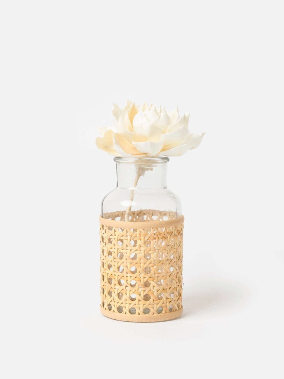 Candles * | B'S Knees Basket Weave Natural Reed Diffuser