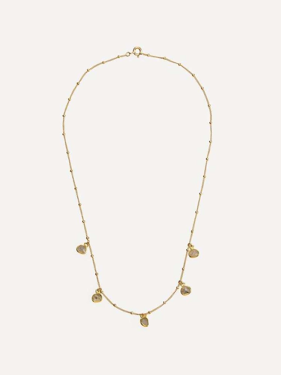 Jewelry * | Joy Dravecky Mini Bezel Drop Necklace