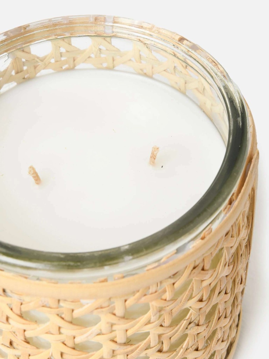 Candles * | B'S Knees 2-Wick Basket Weave Candle