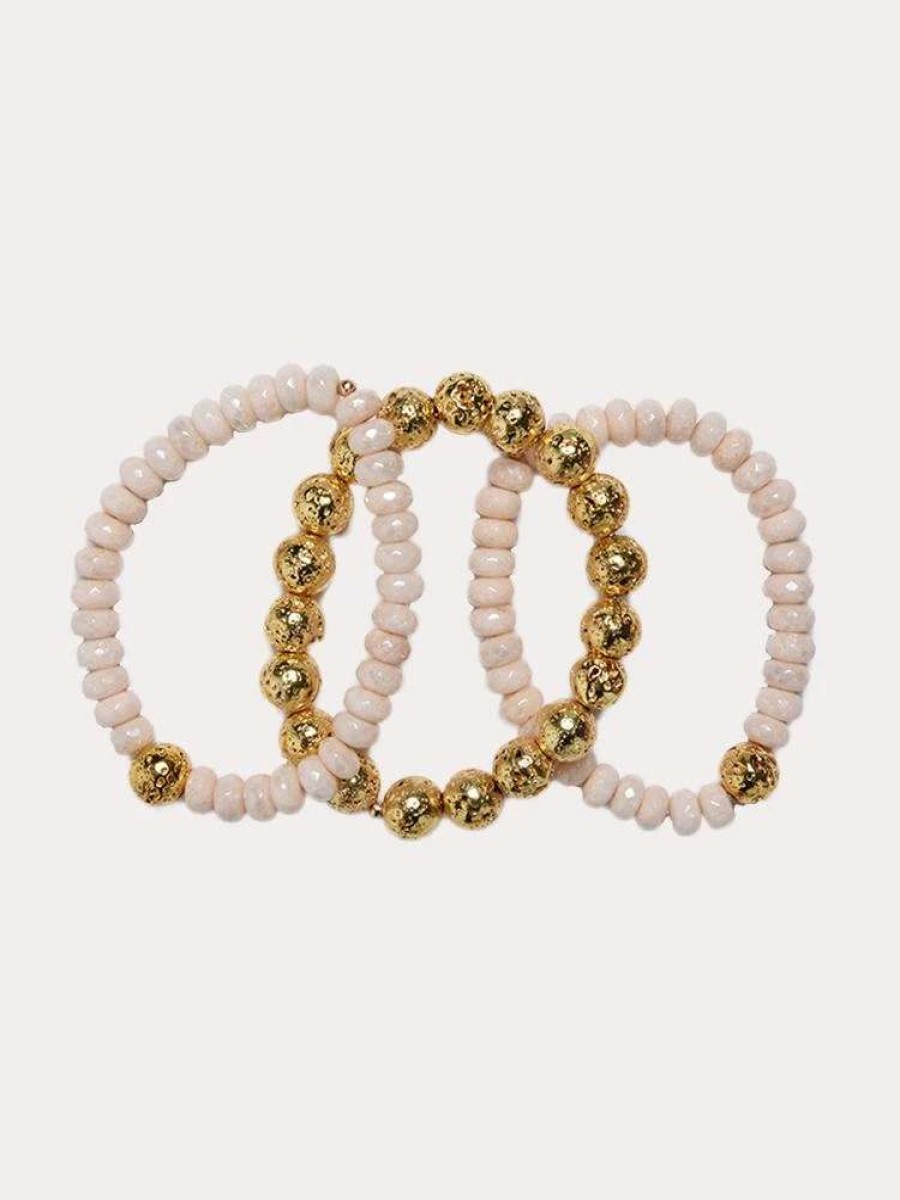 Jewelry * | Gresham Trish Bracelets White