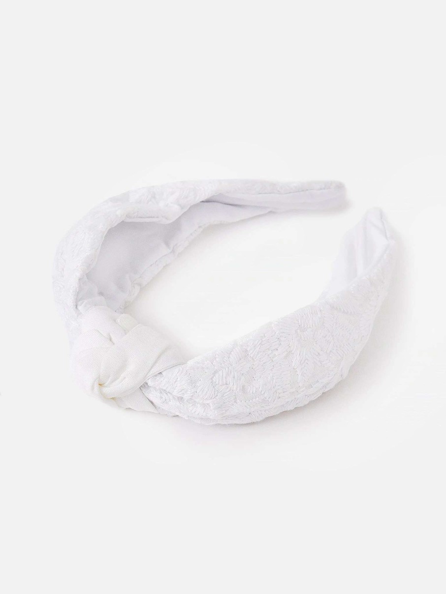 Jewelry * | J.Marie J. Marie Mona Headband White/White