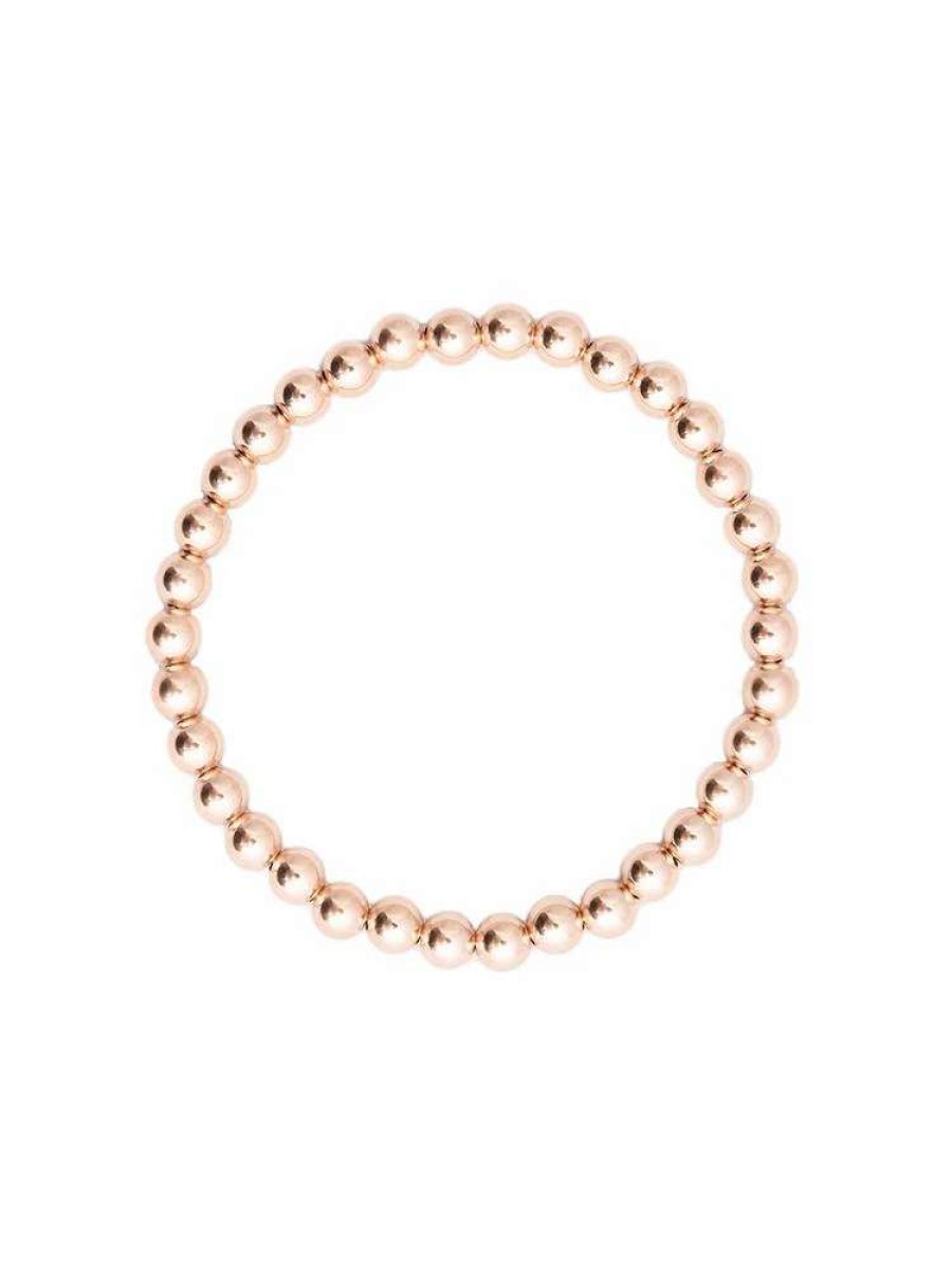 Jewelry * | Erica Kleiman Erika Kleiman Metallic Bracelet Rose Gold