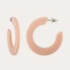 Jewelry * | Machete Kate Hoop Earrings In Rose