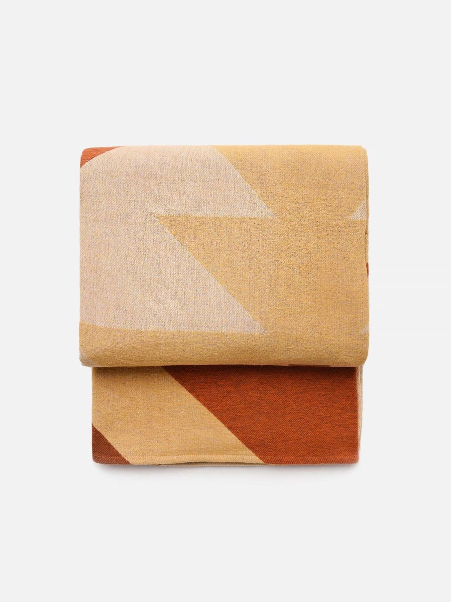 Decor * | Faherty Brand Dakota Mountain Sky Blanket Desert Sunset Stripe