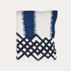 Decor * | In2Green Eco Feathered Stripe Throw Cobalt/Marine