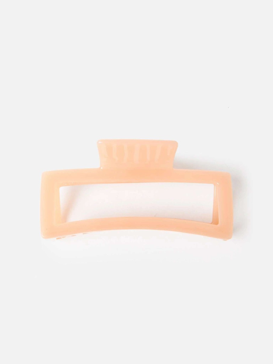 Hair Accessories * | Casa Clara Amora Hair Claw Clip Peachy