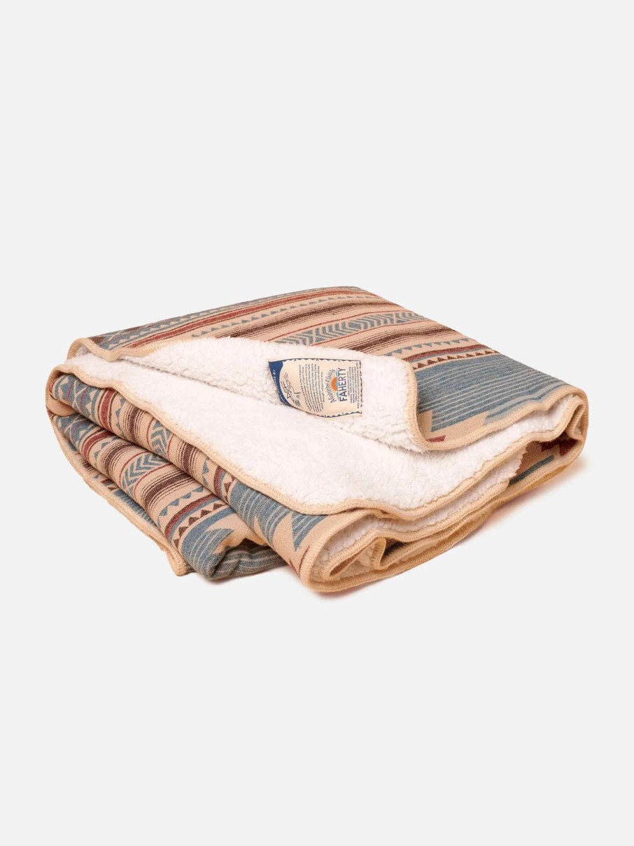 Decor * | Faherty Brand Sherpa Throw Blanket