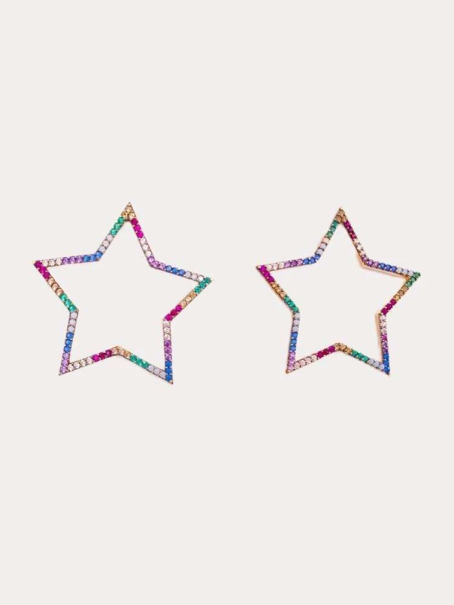 Jewelry * | Gresham Lexi Earrings Rainbow