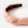 Jewelry * | Lele Sadoughi Slim Knotted Headband Peach 800