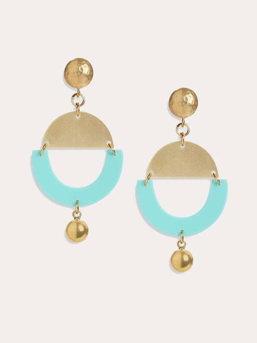 Jewelry * | Neely Phelan Resin Acrylic Drop Earrings