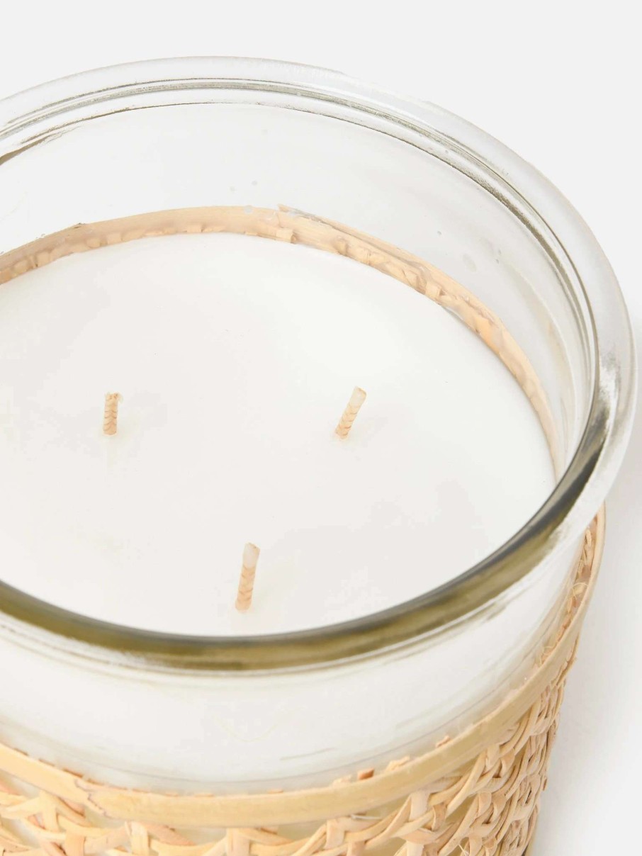 Candles * | B'S Knees 3-Wick Basket Weave Candle