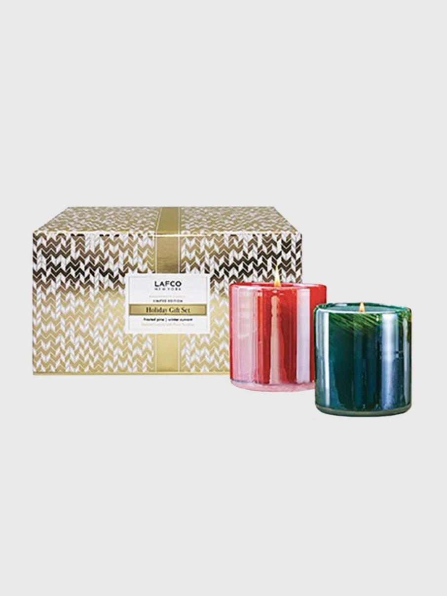 Candles * | Lafco Frosted Pine + Winter Currant Classic Gift Set 6.5Oz N/A