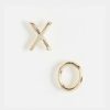 Jewelry * | Shashi Xo Pave Stud Earring Gold