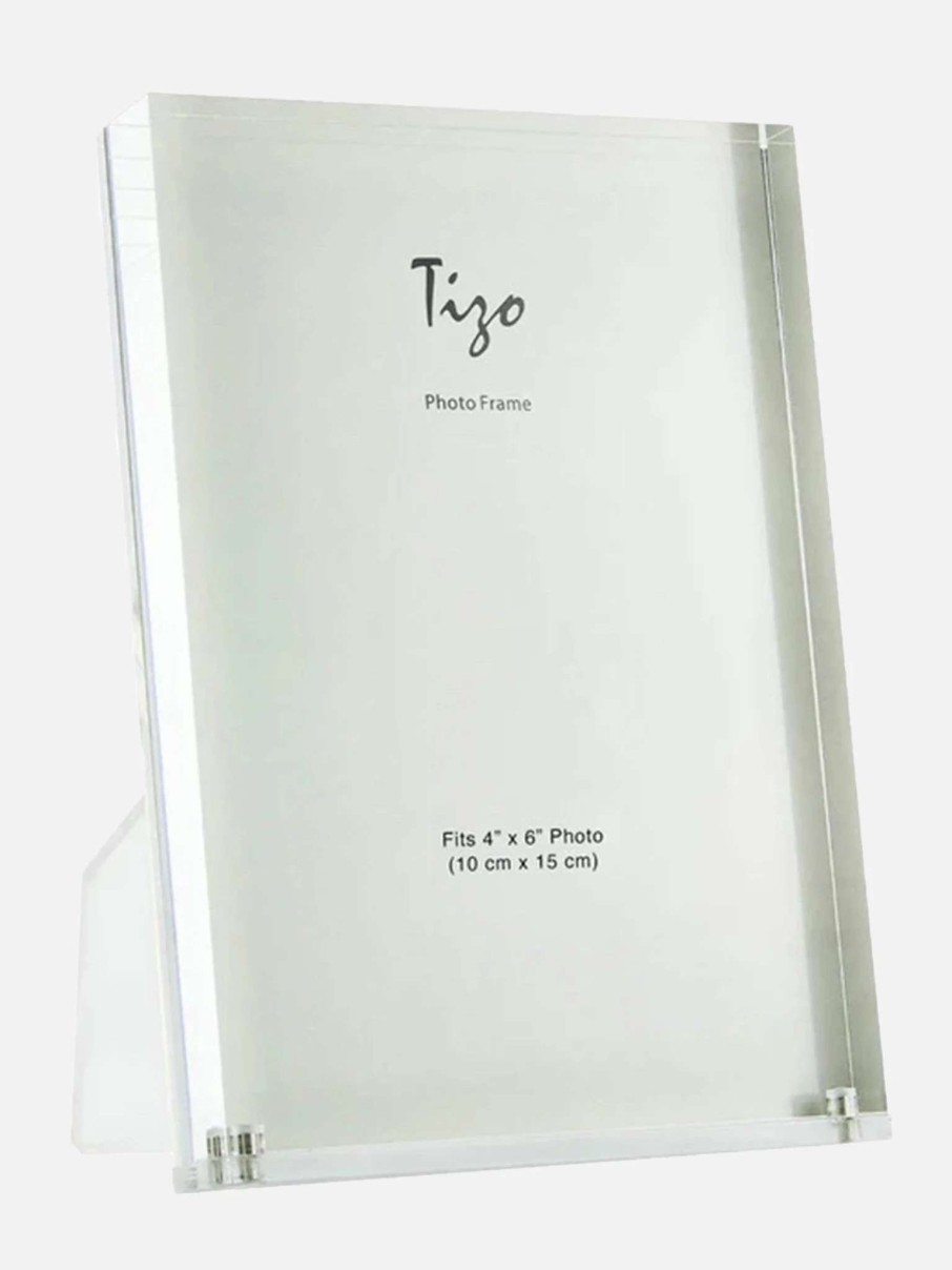 Decor * | Tizo Acrylic 4 6 Photo Frame Clear