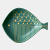 Decor * | Jonathan Adler Amalfi Fish Dish Green