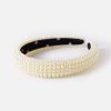 Jewelry * | Lele Sadoughi Women'S All Over Pearl Alice Headband Ivory 100