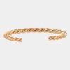 Jewelry * | Martha Calvo Rope Cuff Bracelet Gold