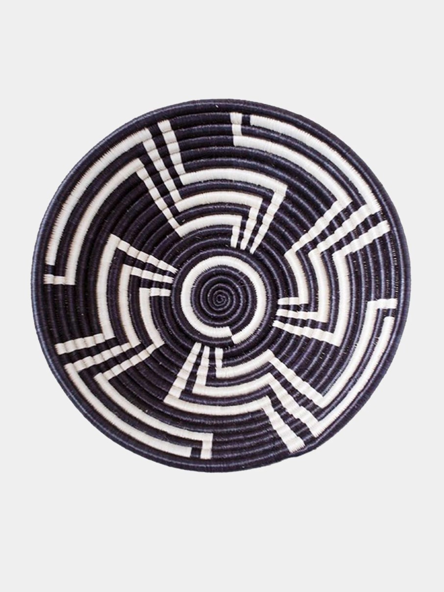 Decor * | Indego Africa Geometric Plateau Basket N/A