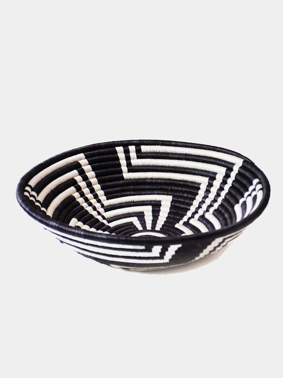 Decor * | Indego Africa Geometric Plateau Basket N/A