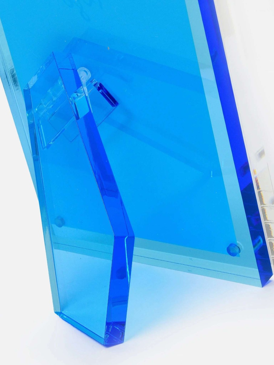 Decor * | Tizo Lucite Back 4 6 Photo Frame Blue