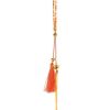 Jewelry * | Gorjana Taner Dagger Bead Lariat Dark Coral