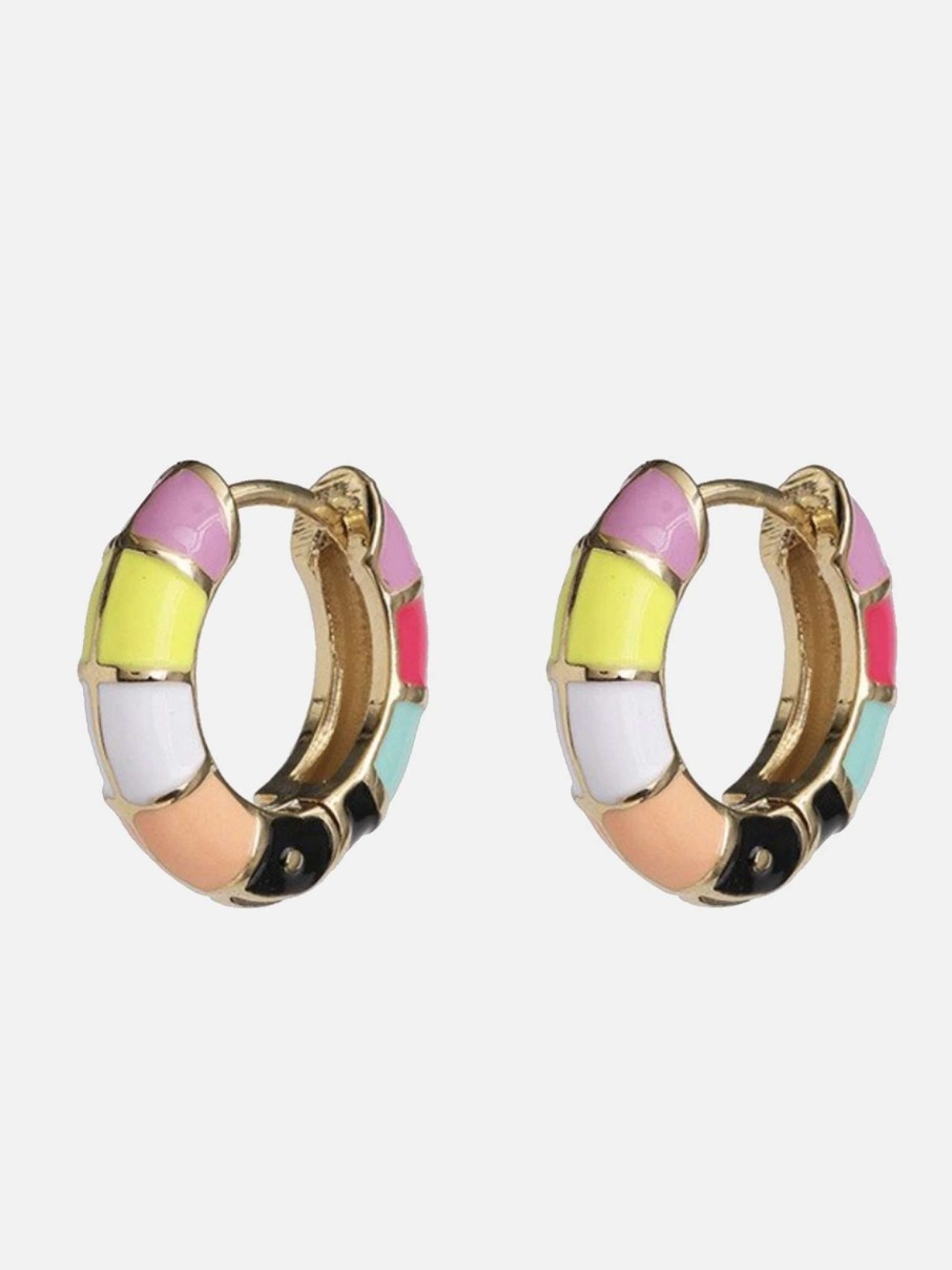 Jewelry * | Accessory Concierge Heidi Huggie Hoop Earring Multi